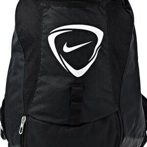 Nike Black Backpack with White Logo